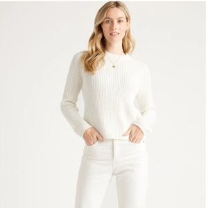 Quince 100% Organic Cotton Fisherman Crew Sweater